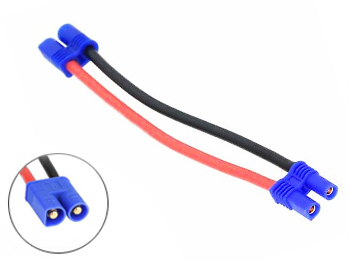 RC Li-po Battery EC2 Male to Female Plug Connector 16AWG Wire Cable